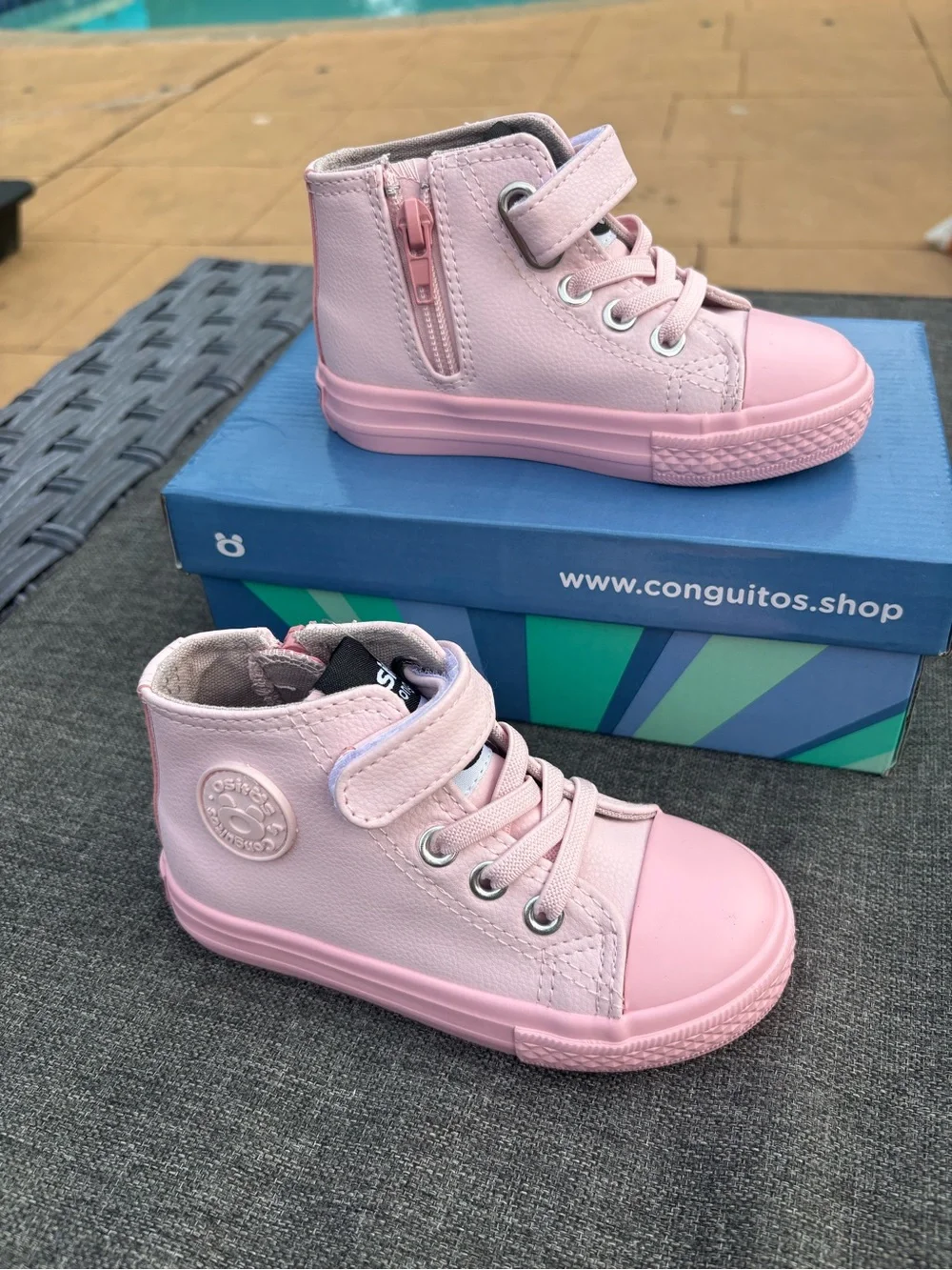 Conguitos Pink Hi-Top Shoes Children New